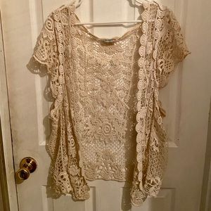 Womens Crocheted Shrug